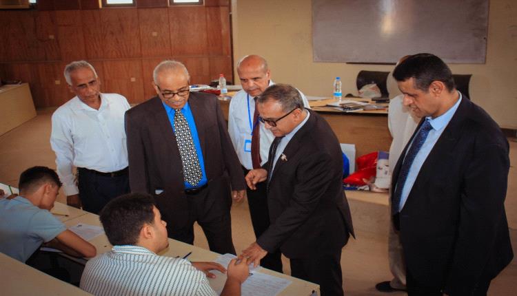 كلية الهندسة بجامعة عدن تستقبل 1480 طالباً وطالبة لأداء امتحانات المفاضلة للعام الجامعي 2026 / 2027م